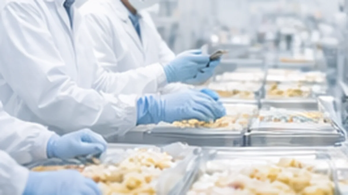 食品工場の衛生管理(写真)